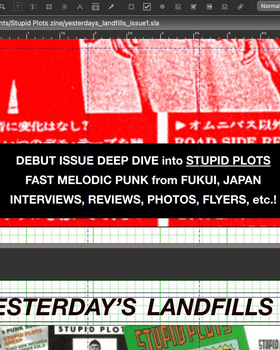 86drec's tweet photo. The debut issue of Yesterday’s Landfills has been sent off to the printer: a 6,117-word, 32-page, full-color deep dive into STUPID PLOTS, the long-running, fast, melodic punk band from Fukui, Japan. DM us if you want a PDF of first few pages :-) https://t.co/tgw1ktYceC