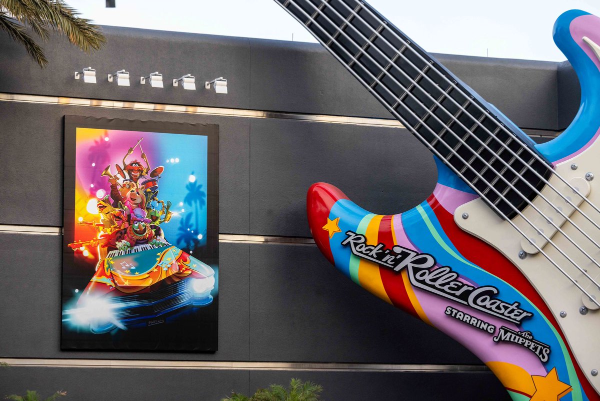 PixieDustWDW's tweet photo. Final tune-up before the big show for The Muppets. An updated look at Rock 'n' Roller Coaster Starring The Muppets, which opens May 26 at Disney's Hollywood Studios 🎸 https://t.co/7LqScuBk7U