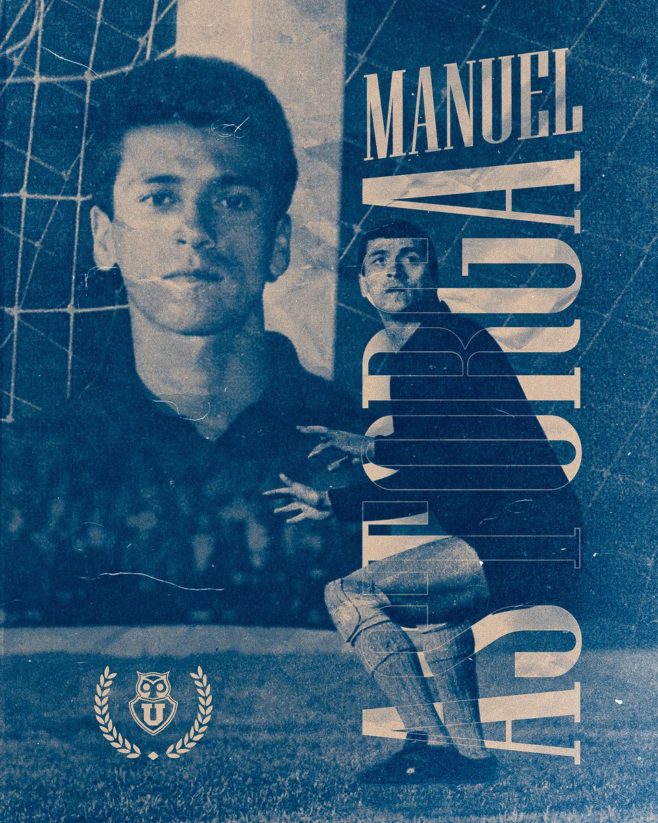 udechile's tweet photo. ¡Felicidades, Don Manuel! 🤘🏼
Saludamos a un histórico de la U, multicampeón y arquero del glorioso #BalletAzul 🧤
Feliz cumpleaños 8️⃣9️⃣, Manuel Astorga Carreño 💙🎂 https://t.co/2HLU5GNRYG