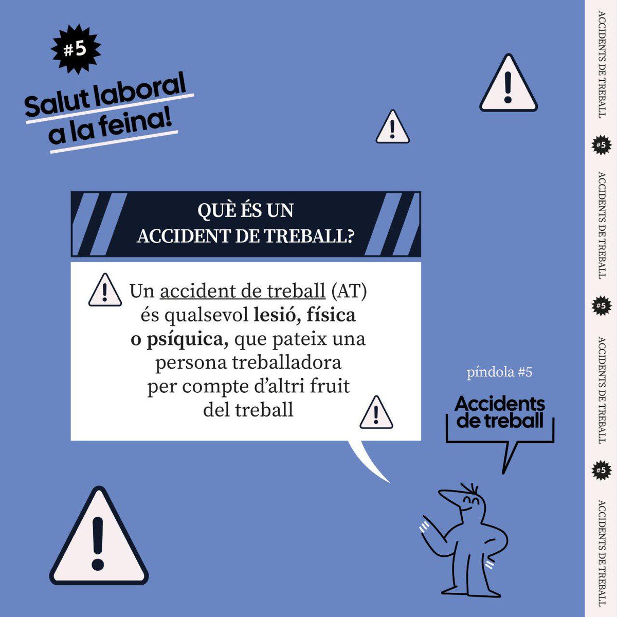 CCOOFundesplai's tweet photo. ⚠️ +206.000 accidents laborals a Catalunya el 2025. Davant d’aquestes dades, recordem que les persones treballadores tenim dret a:
✅ Seguretat i salut laboral
✅ Informació i formació preventiva
✅ Investigació dels accidents
La prevenció salva vides. La salut laboral és un dret https://t.co/g3RDPi2I8E