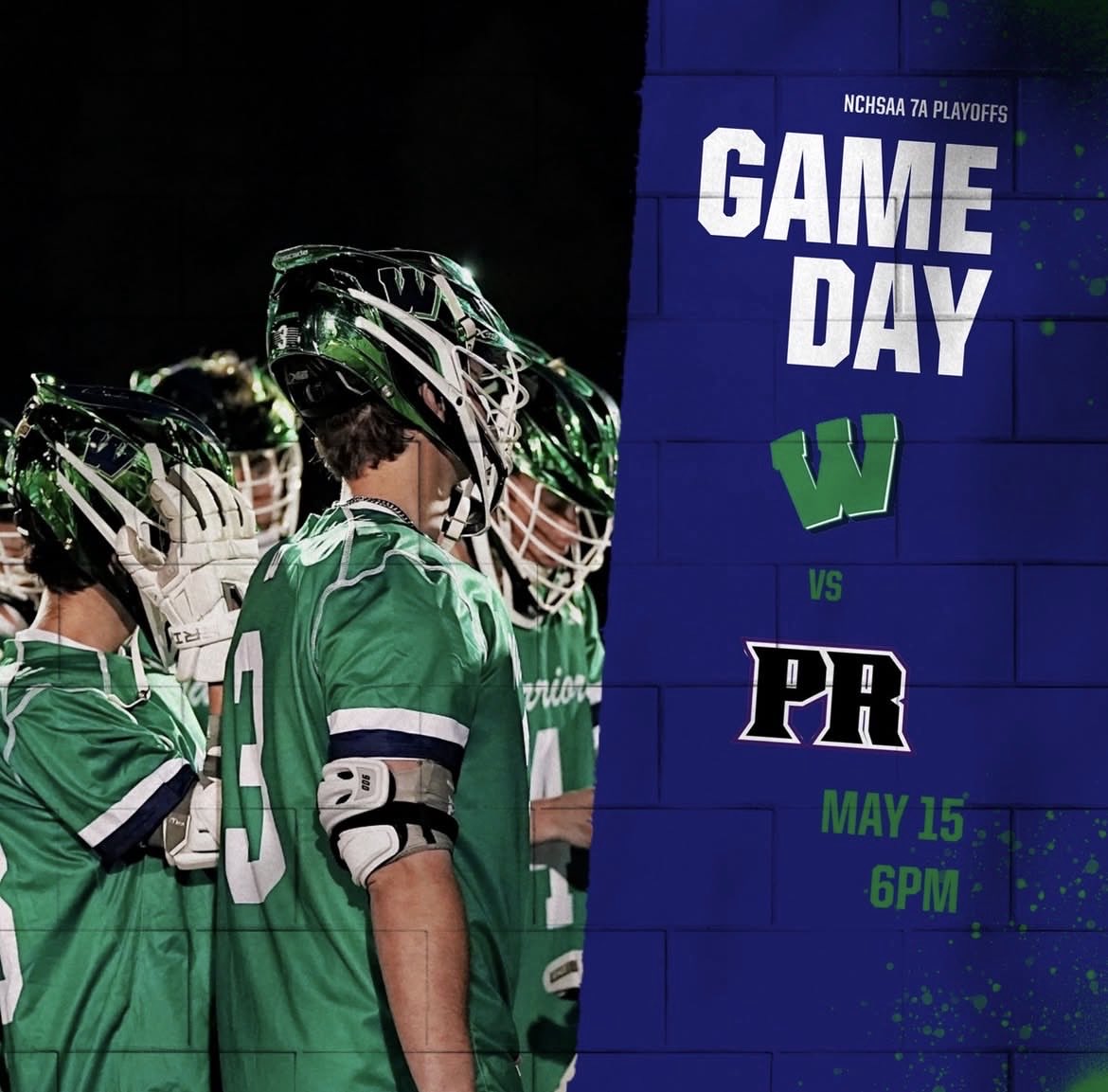 RexConlon's tweet photo. Round 2 of lax playoffs tonight! https://t.co/l3cyoEDmlG