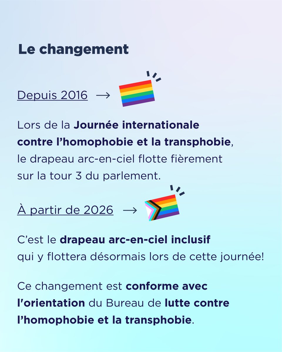 AssnatQc's tweet photo. Célébrons la Journée internationale contre l’homophobie et la transphobie!🏳️‍🌈
#AssNat #PolQC #Inclusivité https://t.co/jShUVnfjGj