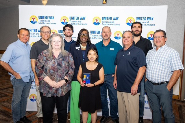 RickEngineering's tweet photo. We were honored to receive the Best Small Company award at this year’s Circle of Excellence Awards in Tucson.

Congratulations to our very own Connie Jiang for being recognized as one of the top employee campaign leaders. Thank you United Way for the recognition! https://t.co/ty8cwSpREk