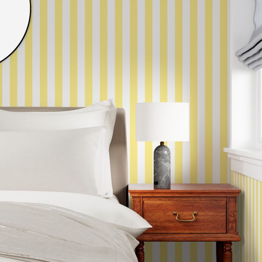 PaperandFrill's tweet photo. Buttermilk Yellow and White 2 Inch Vertical Cabana Stripes Wallpaper

Wide 2 inch vertical cabana stripes in alternating buttermilk yellow and white stripes...

#roomdecor #interiordesign #wallpaperdesign

🔗 Link in bio to shop! https://t.co/xi41PojGd6