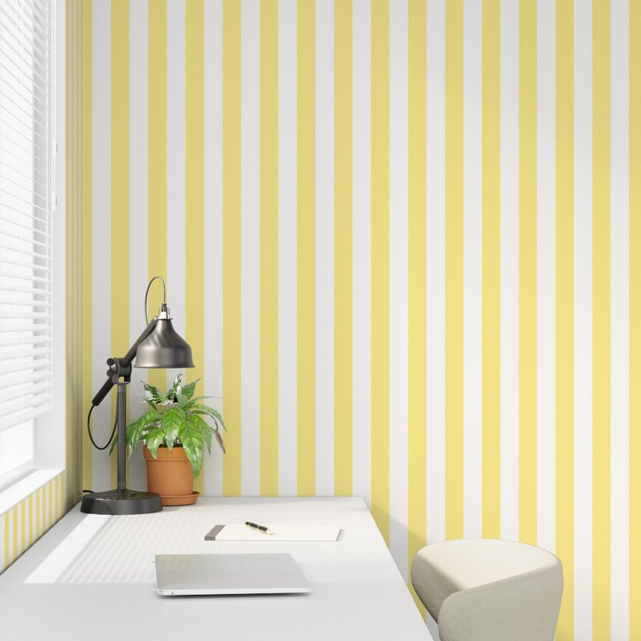 PaperandFrill's tweet photo. Buttermilk Yellow and White 2 Inch Vertical Cabana Stripes Wallpaper

Wide 2 inch vertical cabana stripes in alternating buttermilk yellow and white stripes...

#roomdecor #interiordesign #wallpaperdesign

🔗 Link in bio to shop! https://t.co/xi41PojGd6