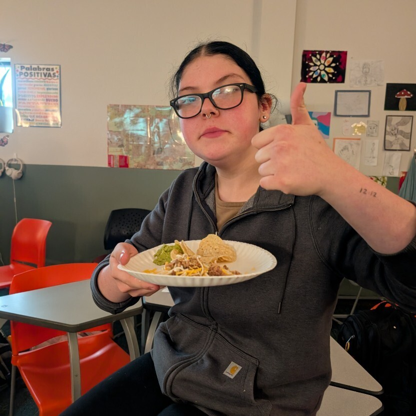TreknorthS's tweet photo. Yesterday Katherine's Spanish 4 class hand made both flour and corn tortillas. Add some meat, cheese, beans, and guacamole and you've got yourself something delicious! https://t.co/YXysfRoVt8