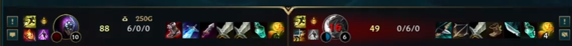 xbart1n's tweet photo. writes ff before getting to lane

dies once to pinged gank - writes ff

goes 0/6 in 10min with 40cs down

refuses to participate in any way

game not terminated i guess https://t.co/oM0D8ey0wq