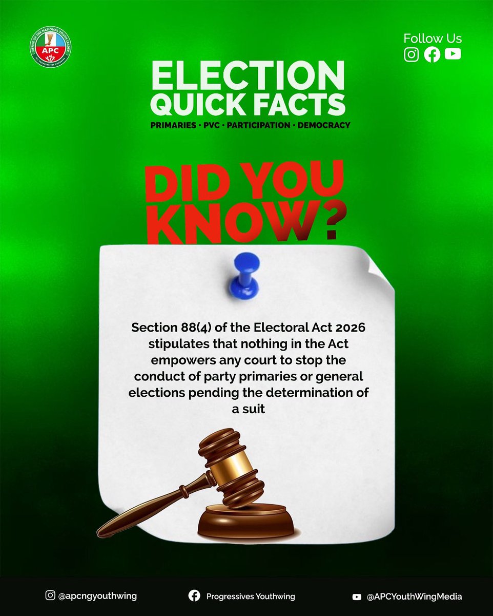 apcngyouthwing's tweet photo. DID YOU KNOW?

#primaries
#elections
#apcprimaries
#youngprogressives https://t.co/fZ60ky609h