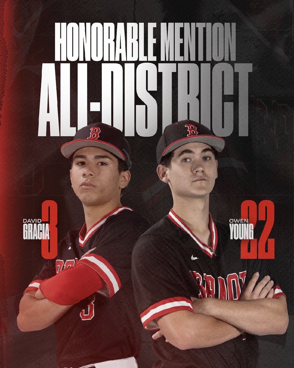 Baseball_CBHS's tweet photo. Congratulations to our All-District Players!! https://t.co/DBbieY7XFq