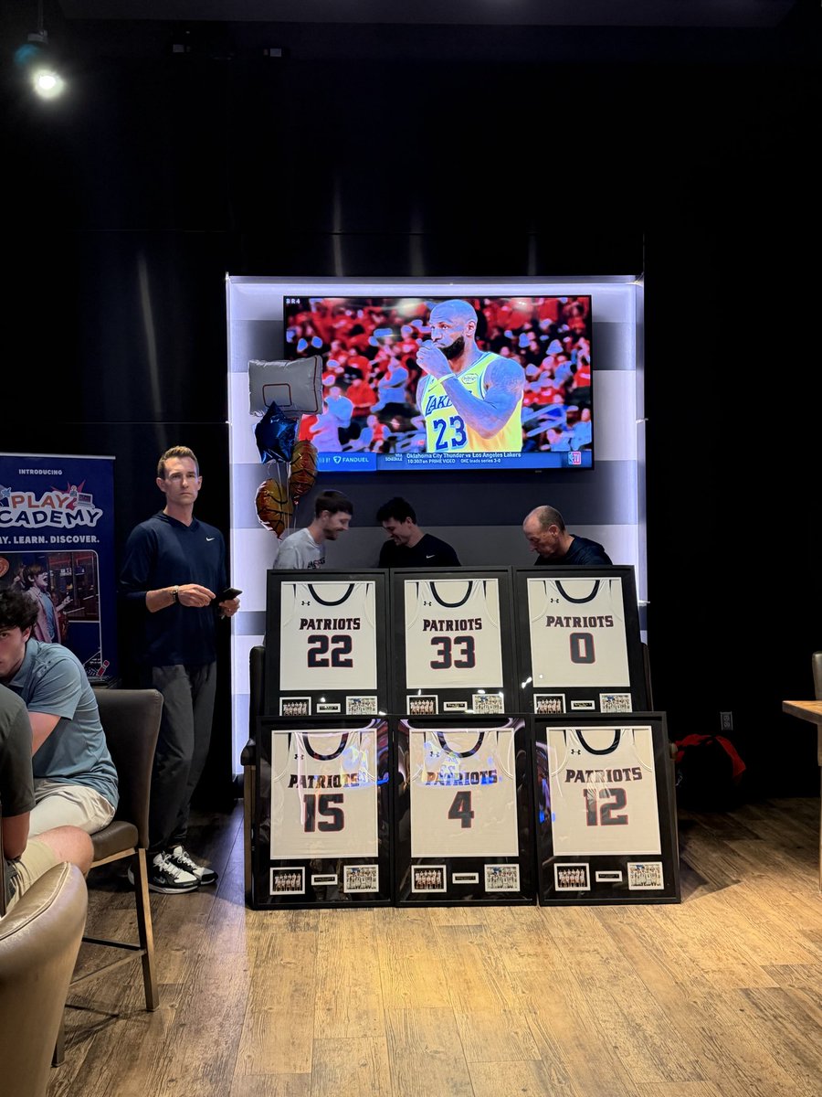 DAR_Basketball's tweet photo. Another great banquet for our players, coaches, &amp; program! We had a blast and celebrated a very special season🇺🇸! Events like this always reminds us that we are one of the best programs, teams, &amp; schools in the state. We are proud &amp; blessed here on “The Mountain”!#AmericasTeam🫡 https://t.co/Ew6gsR0NMm