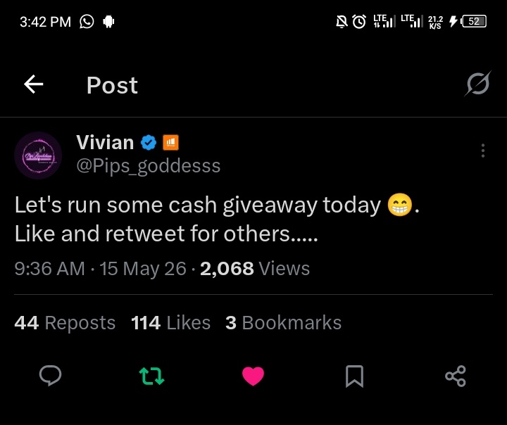 MICHEAL_FX001's tweet photo. @Pips_goddesss Cash giveaway keee 
Make e reach me 
Make I buy account from maven😢 https://t.co/GLhYApL1my