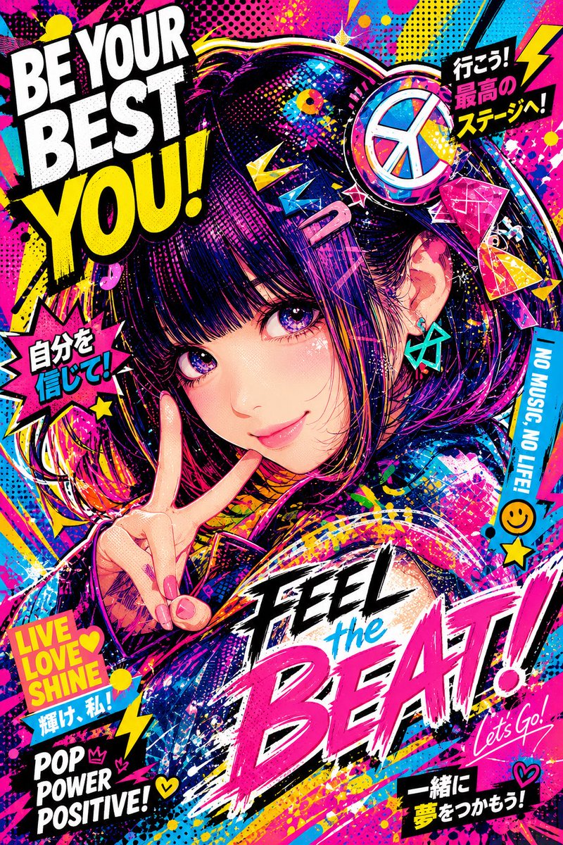 nksin ポスター なんか無性に作りたくなって、GPT image2でポップアートポスター作って