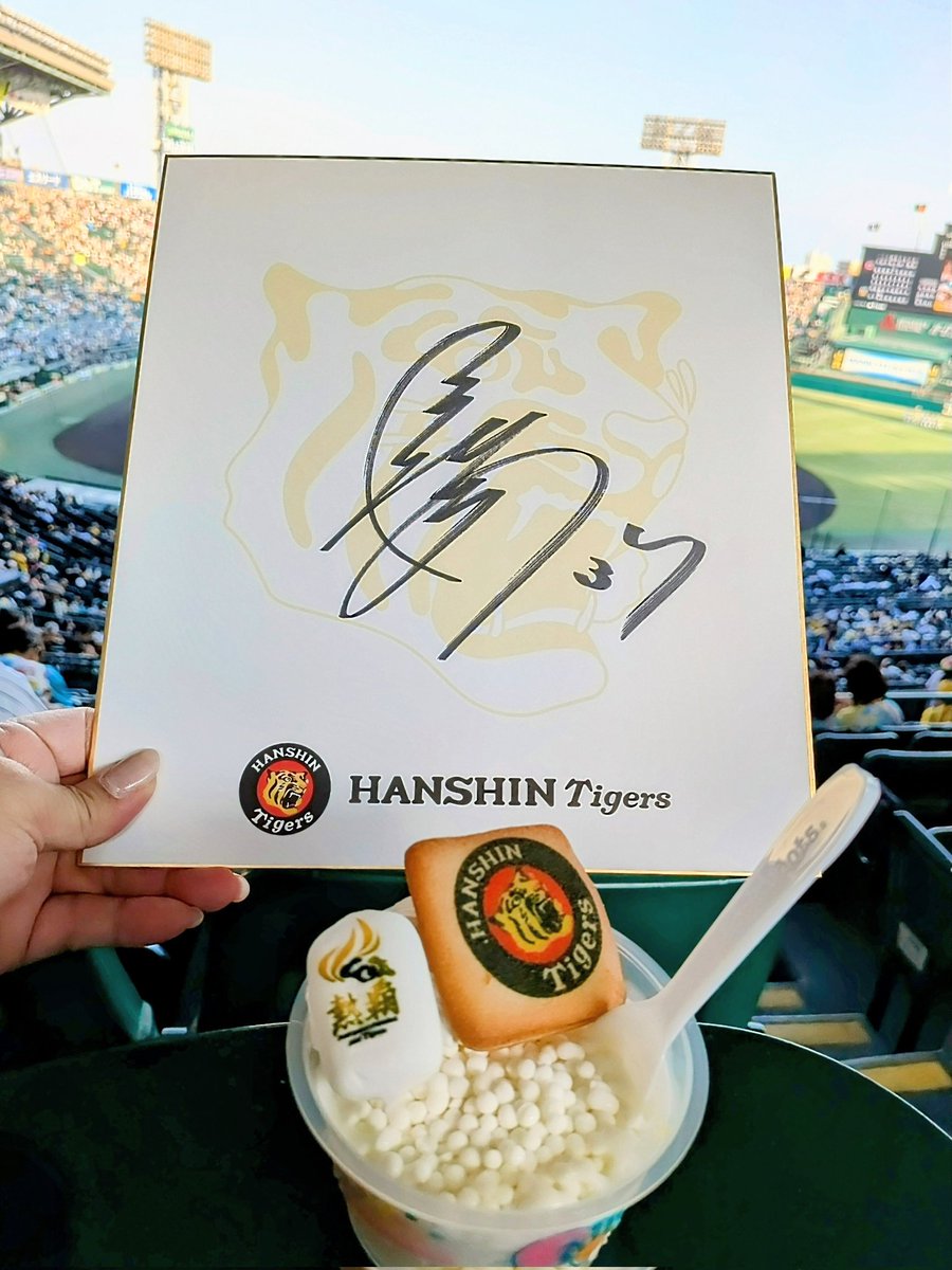 今夜の試合は広島に完封されてしまって阪神は得点0〜 盛り上がりに欠け