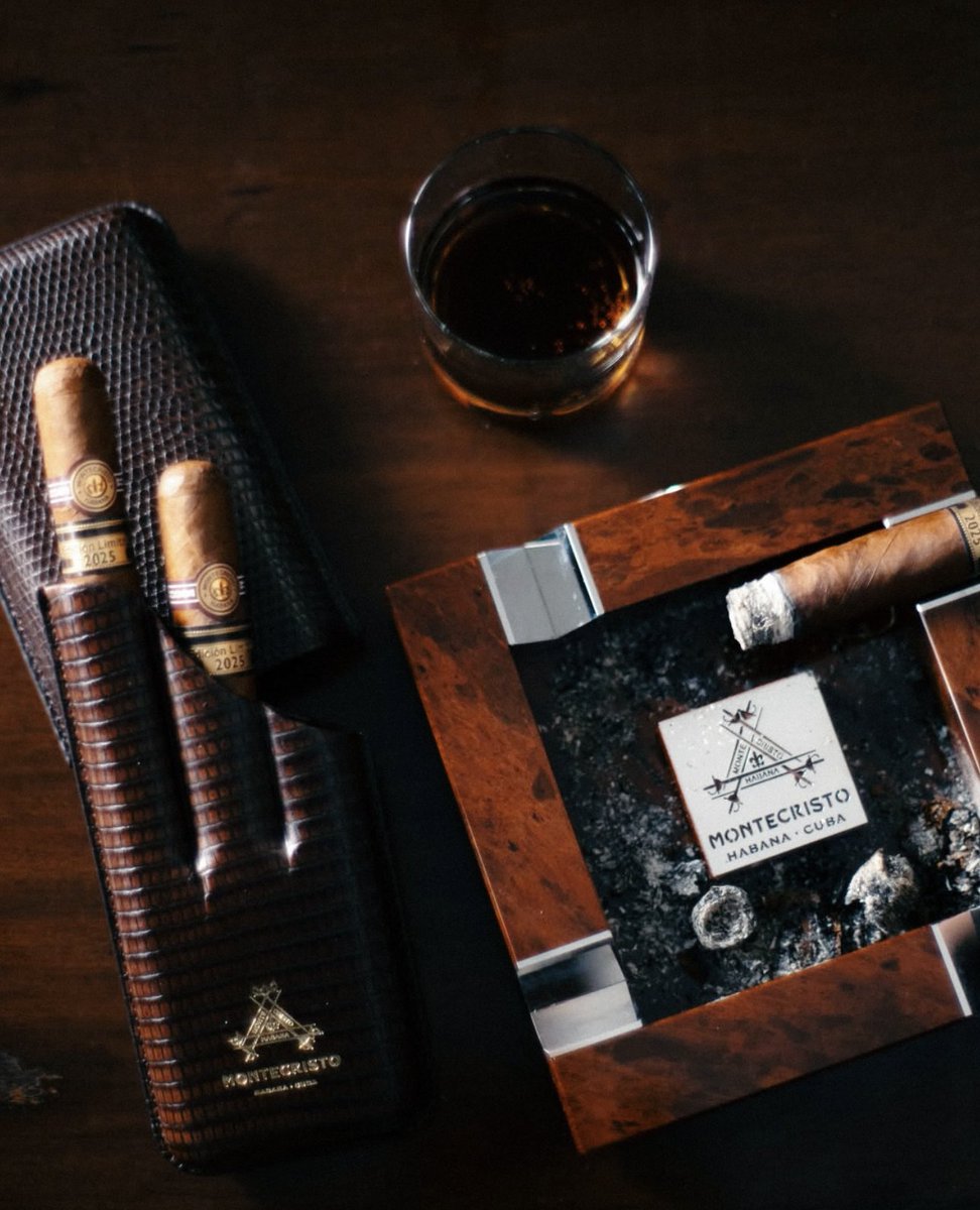 Habanos_Oficial's tweet photo. On International Whisky Day, we celebrate one of life’s most refined rituals: the art of pairing a fine whisky with a Habano. 
Aged character meets handmade tradition. Together, they invite a moment to pause, savour and appreciate true craftsmanship. https://t.co/SfnxFjBlNO
