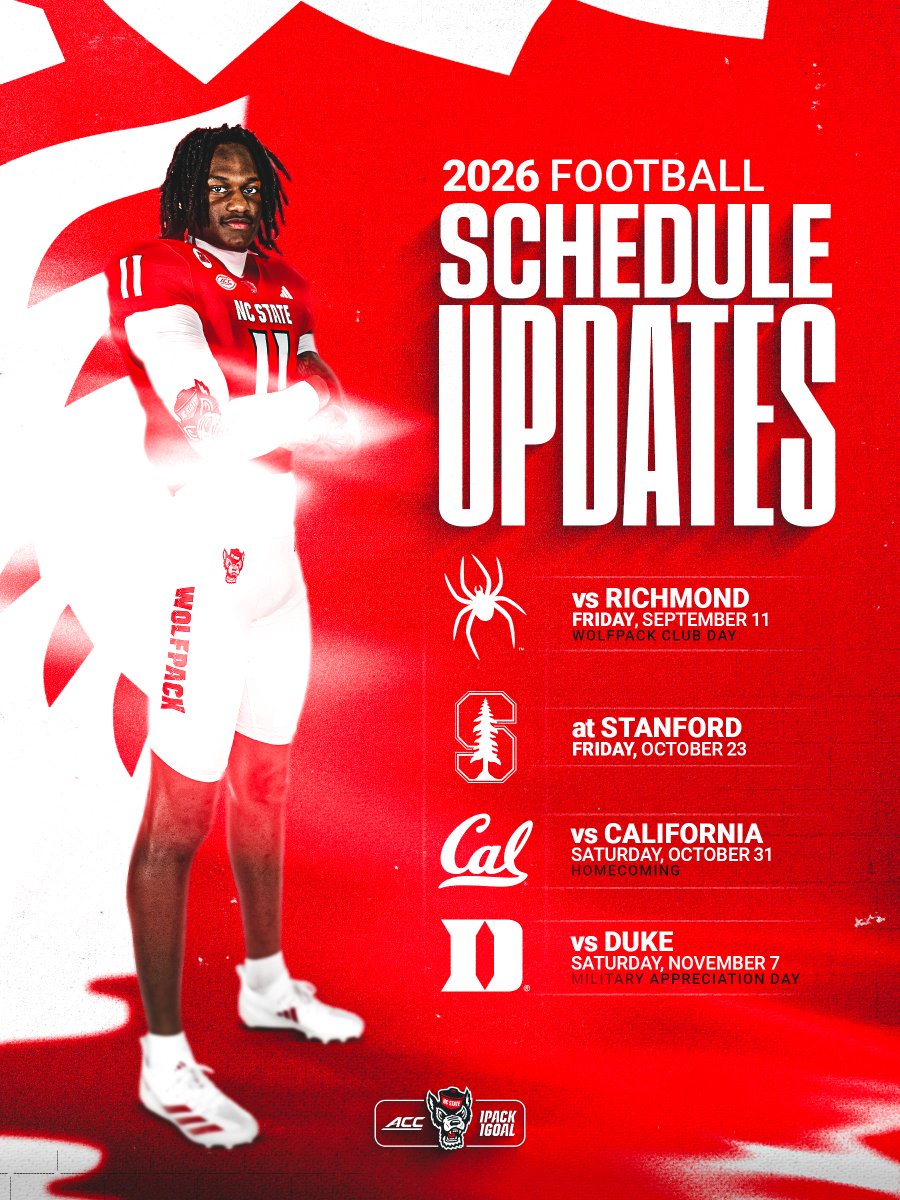 NC State Football tweet media