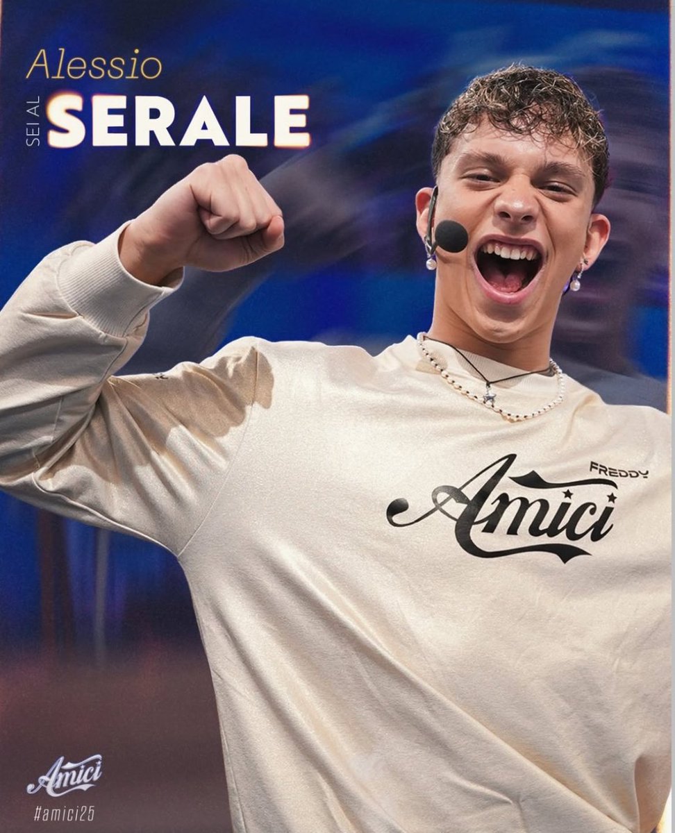 ᔕ💿📀 || alessio in finale! tweet media