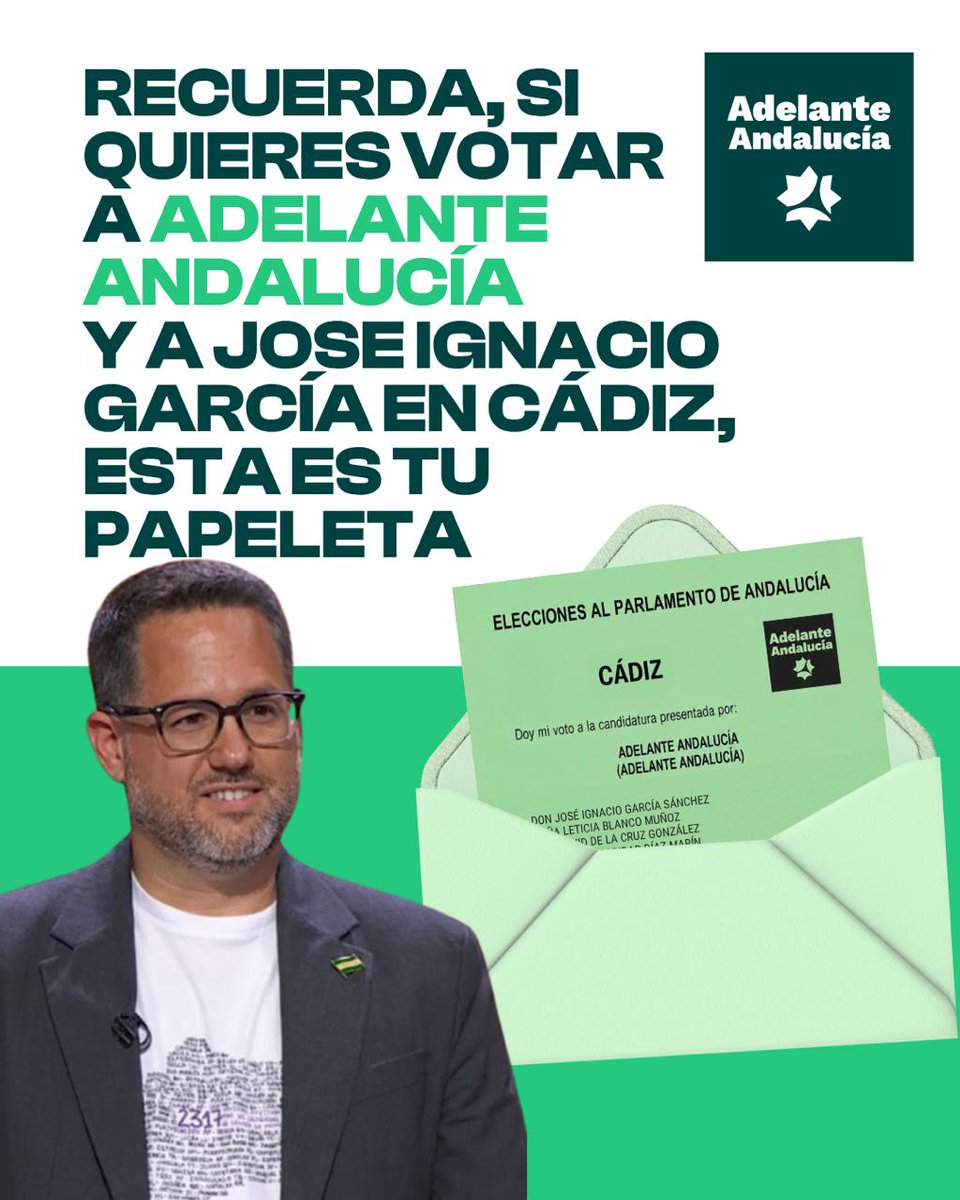 Adelante Andalucía-Cádiz tweet media