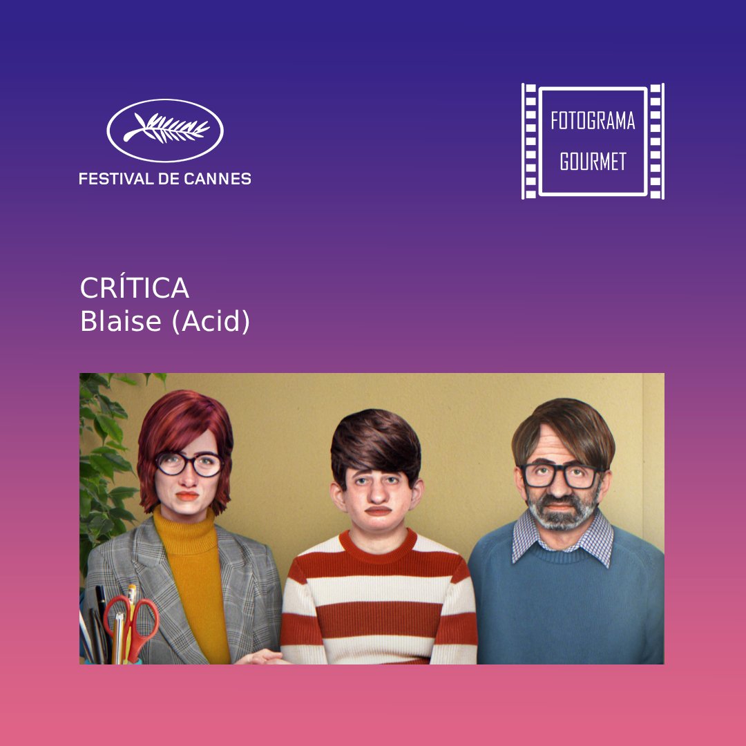 CarlosEsquives's tweet photo. Inicio mi cobertura al @Festival_Cannes

Crítica: Blaise, de Dimitri Planchon y Jean Paul Guigue.

Una divertida sátira animada sobre una familia disfuncional en Francia. Compitiendo en Acid. 

Pueden leer mi crítica aquí: https://t.co/4jfg6DWBem

#Cannes2026 https://t.co/lGSrDq3Dqz
