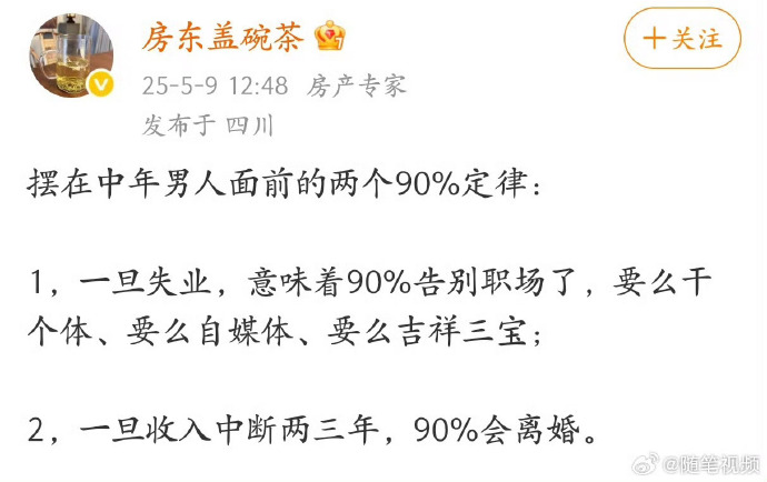 rwayne's tweet photo. 摆在中年男人面前的两个90%定律 https://t.co/OZiJ1ZQPAG