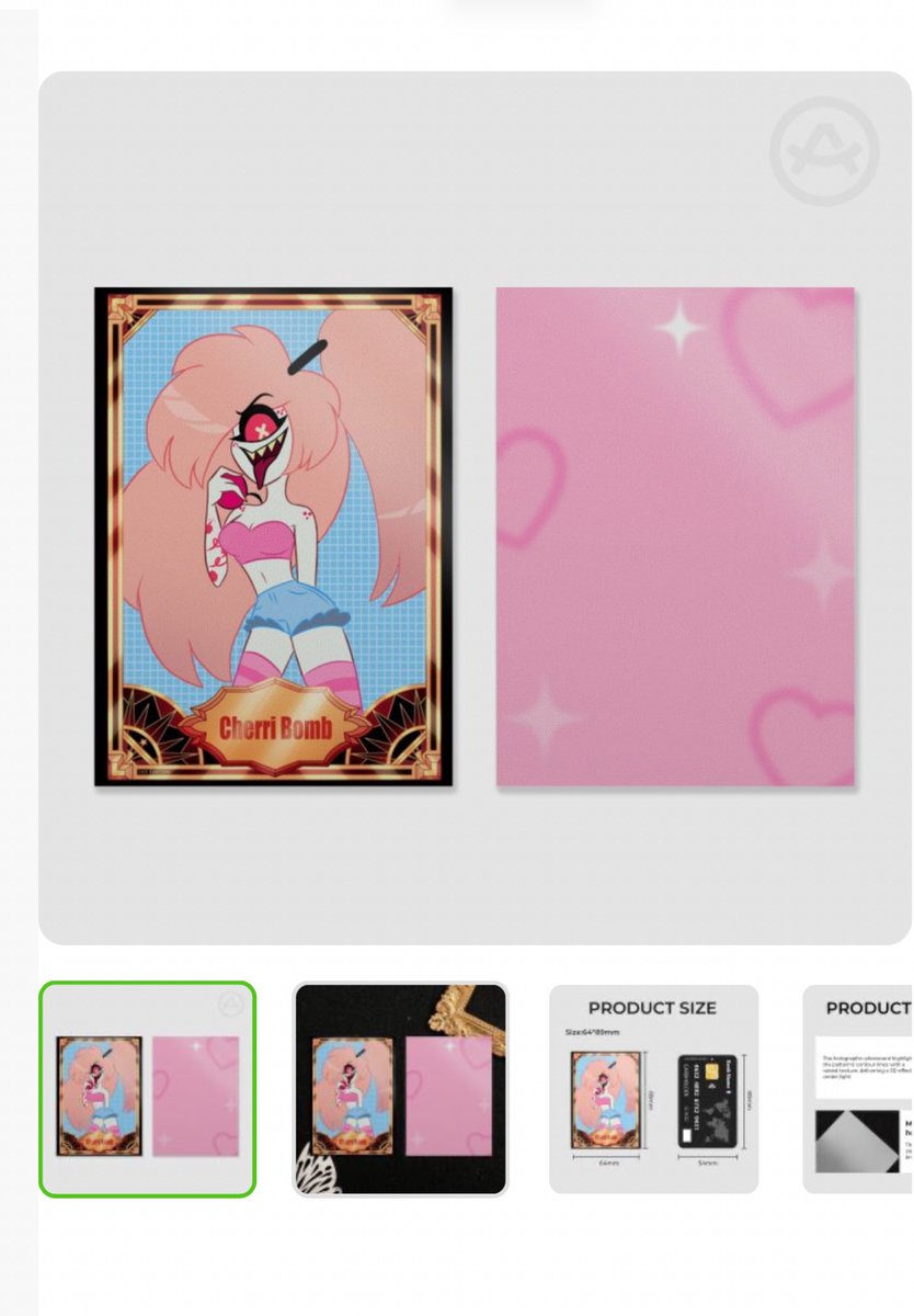 wendy321rs's tweet photo. NEW CARD IN MY SHOP‼️

⬇️⬇️⬇️
https://t.co/8i25fo9gBC

Retweets appreciated💖💖💖 

#hazbinhotel #cherribomb https://t.co/gWEwhhBqXc