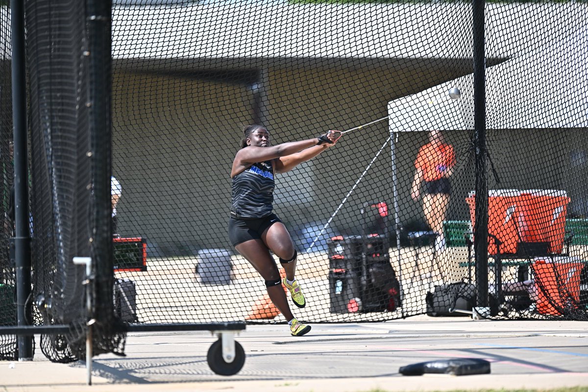 MemphisTFXC's tweet photo. Day 1 ✅️ Day 2 🔜 

Tigers back in today for the second day of American Conference Outdoor Championships! 

📊 https://t.co/7ymbGDnZk6
📺 https://t.co/isGqxxWTMQ

#GoTigersGo https://t.co/ctriHp6TuG