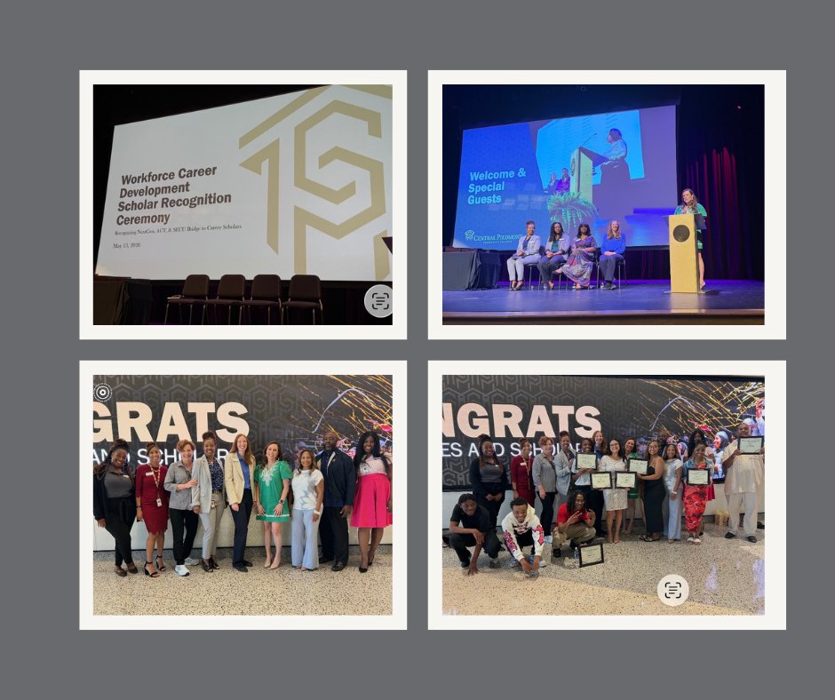 CharlotteWorks's tweet photo. We joined @cpcc , our NextGen Out-of-School Youth provider, to celebrate their Workforce Scholars! 🎓

This ceremony honored our NextGen Out-of-School Youth &amp; graduates from the ACT &amp; SECU Bridge to Career programs. So proud of these scholars! 🌟

#WorkforceSuccess #NextGen #CLT https://t.co/wrl1AHA7CI