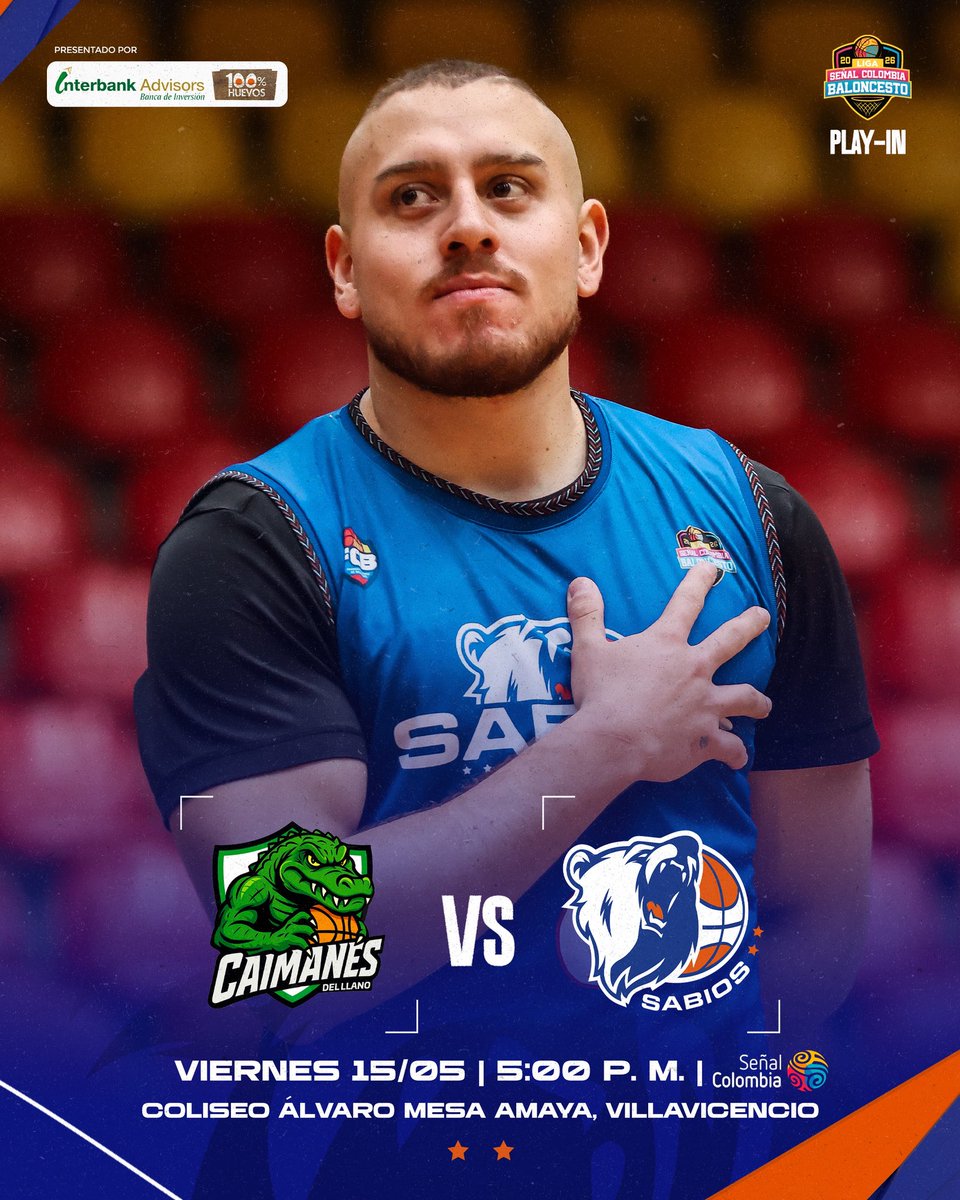 Sabiosbc's tweet photo. Juego 2: confiamos en nosotros. 

🆚 Caimanes - Juego 2.
📍 Coliseo Álvaro Mesa Amaya, Villavicencio.
⌚️ 5:00 p. m.

Transmisión de @SenalColombia 📺.

#ManizalesDelAlma | #BaloncestoDeColombia https://t.co/iB6UYwez2S