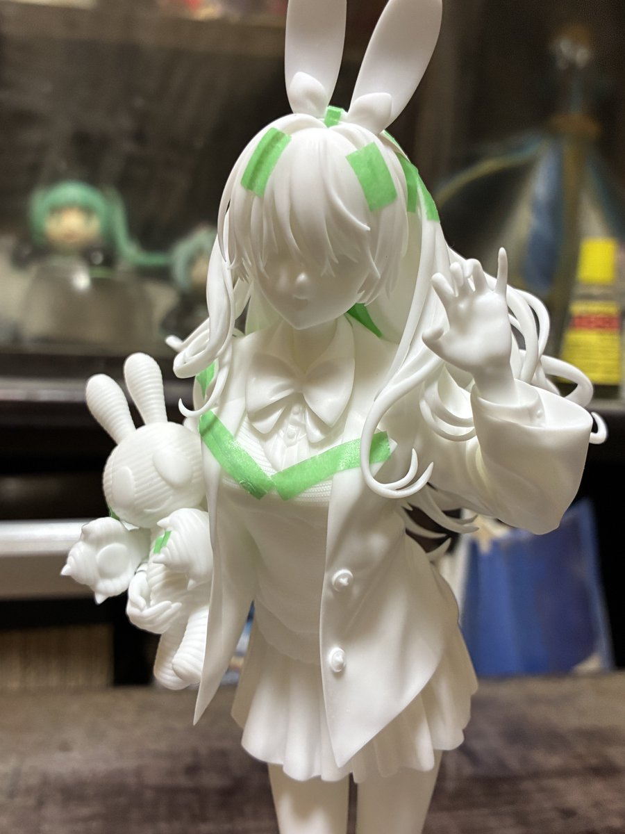 志貴さん仮組み完成しました〜やったぜ！🙌🙌🙌 線が細くふわふわした