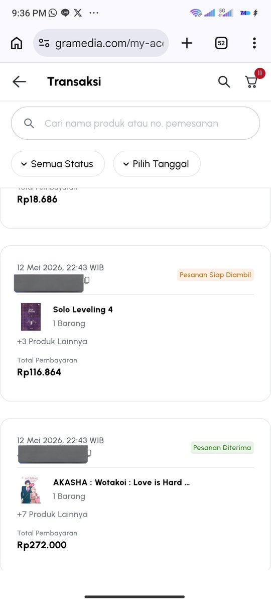 jjootastic's tweet photo. @gramedia @gramediadotcom Aku baru banget bikin akun Gramedia karena lihat promo HUT m&amp;c, diskonnya wow banget jujur temenku sempet ga percaya. Aku co berulang kali karena ketemu buku lain yang menarik terus. Apalagi kalau bukunya avail di Gramedia yang dekat, jadi bisa pick up bareng pesanan sebelumnya https://t.co/wmNmMwm4TT