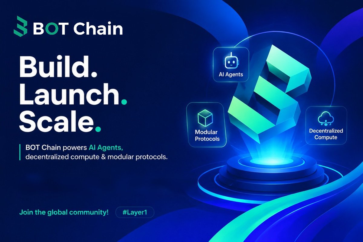 BUILD. LAUNCH. SCALE. BOT Chain is building the infrastructure layer ...