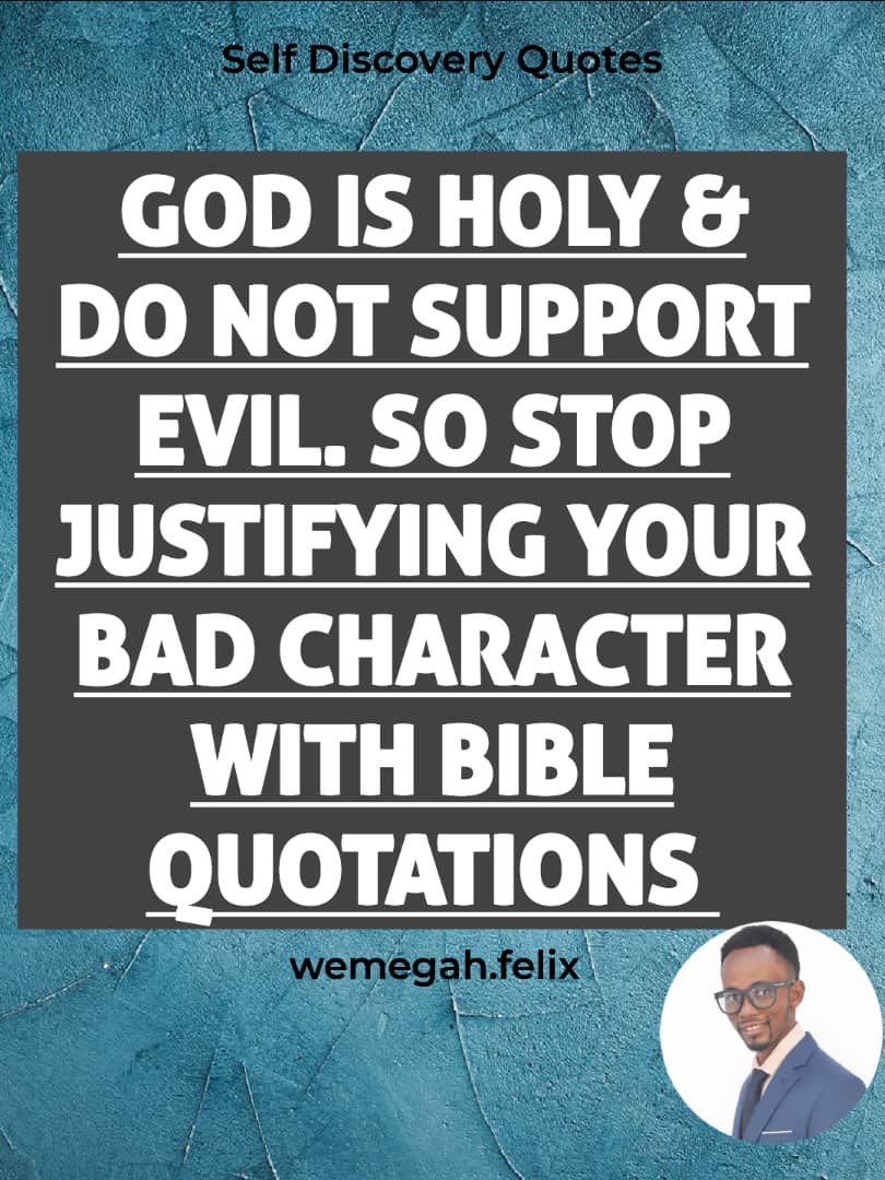 JournalistFelix's tweet photo. 4 Revelations from it:
1. Holiness and morality aren’t flexible

2. Scripture can be misused to avoid accountability.
 Bible verses out of context to justify bad behavior. 

3. Personal character matters more than religious language  
4. Self-honesty is the first step to https://t.co/lOQDTvepim