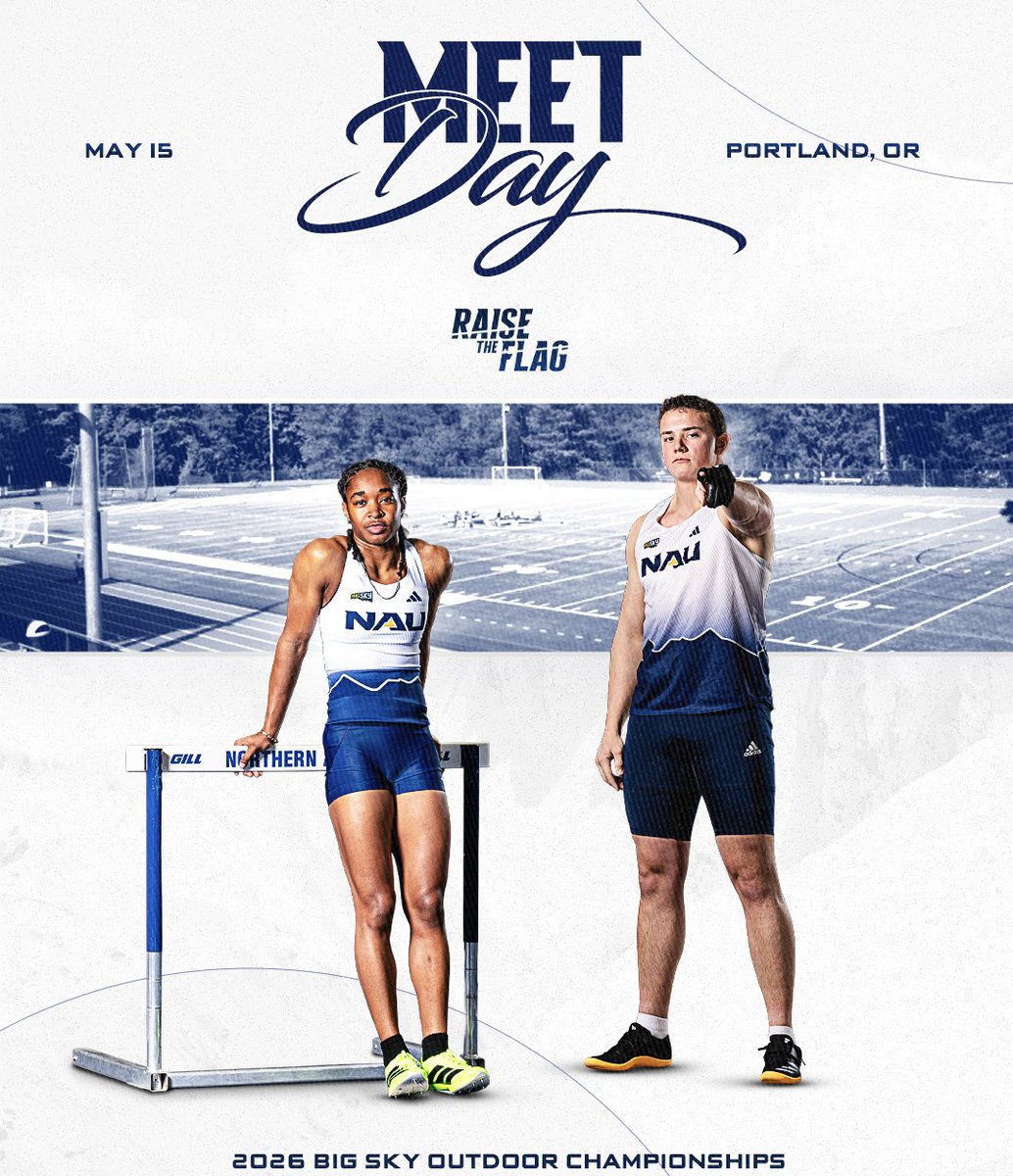 NAUTrackFieldXC's tweet photo. Big Sky weekend starts now for NAU. 🪓

🏆 Big Sky Outdoor Championships
📍 Portland, Ore.
⏱ 10 A.M.

#RaiseTheFlag | #BigSkyTF https://t.co/NIzZ6t2Rte