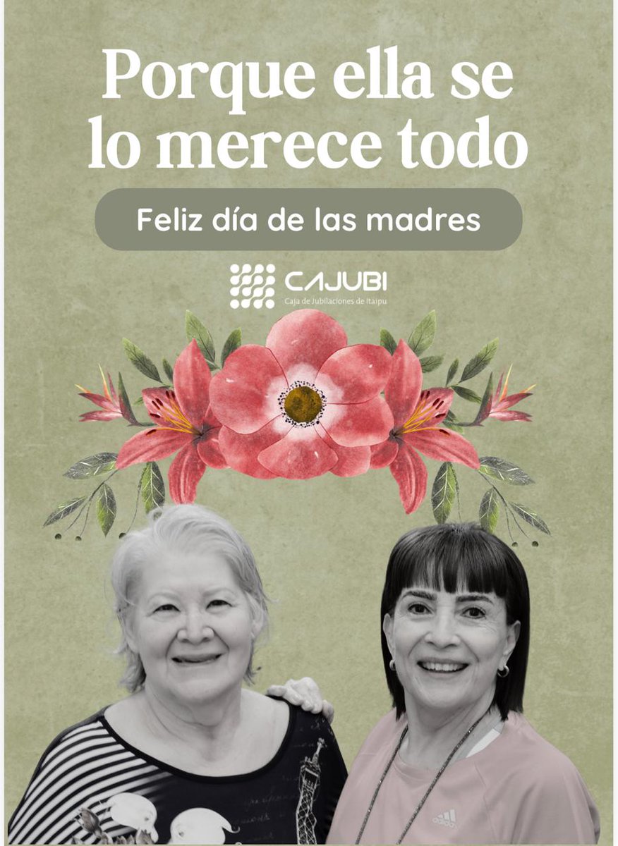 CajubiPy's tweet photo. 🌺Porque el amor de una madre se multiplica y desborda.🌺 Rendimos homenaje a quienes, con amor y dedicación, son el corazón de cada familia. #TuCaja🇵🇾

¡𝑭𝒆𝒍𝒊𝒛 𝒅𝒊𝒂 𝒂 𝒕𝒐𝒅𝒂𝒔 𝒍𝒂𝒔 𝑴𝑨𝑫𝑹𝑬𝑺!❤️ https://t.co/3BULEZxold