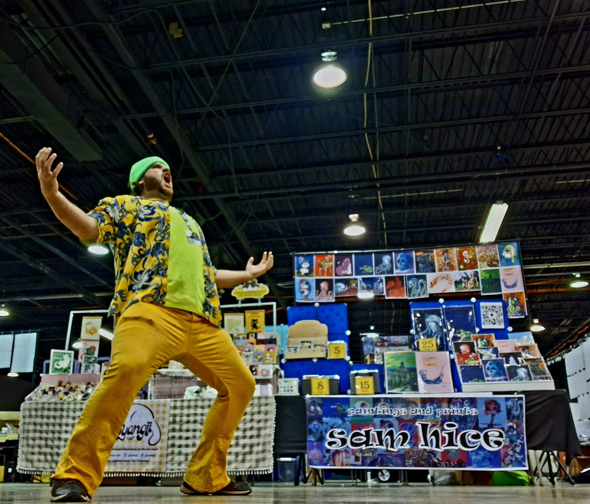 sam_hice's tweet photo. Illinois, Sam hice art is here!!!! #animecentral #animecentral2026 . Let's  get this party started! https://t.co/GuxFn4sCDY