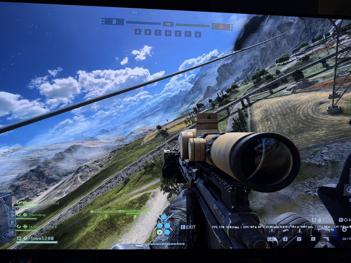 chiefsrowe's tweet photo. @Battlefield @BattlefieldComm Fantastic season this large map is what I’ve been waiting for. Check out the images. This thing plays beautifully on a 4K OLED.   Keep up the good work for your loyal fans. https://t.co/S0F3SnUZBa