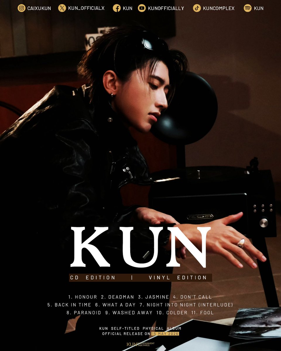 My favourite Chinese musician KUN! KUN physical album #KUN