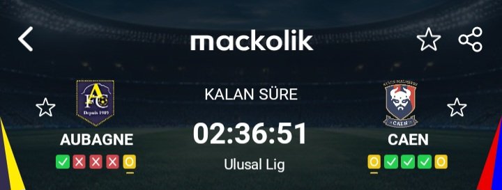 ByGOoLLL's tweet photo. 🧞🧞🧞
🕑mac saati 20.30

🇫🇷Fransa 

🏟Aubagne / Caen

🤔2/1 ve 1/2 ayrıca 6+ olabilir 

🙏Bol şanslar
Bugün yine ücretsiz bayi gurubumuza 3 adet mac yazdım bir tanesini buraya sizlere sundum dostlar bol şanslar diliyorum https://t.co/h2WWfwSLuc