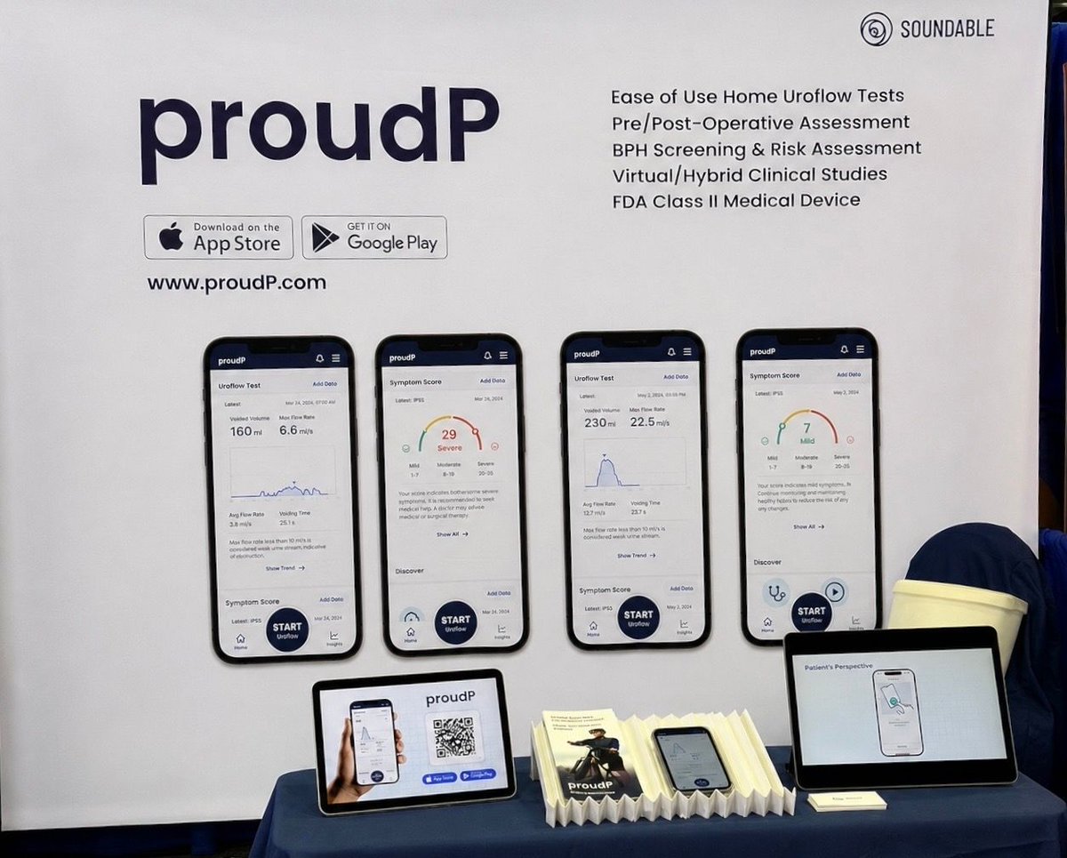 proudP, urine flow test app tweet media