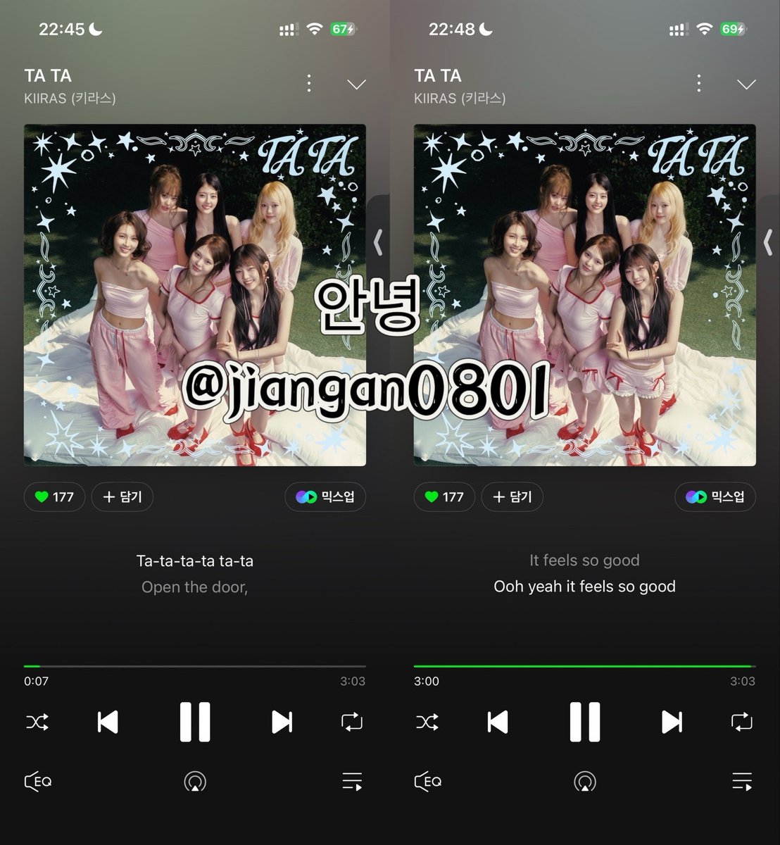 jiangan0801's tweet photo. 2605 15 22:00
🥺🫶💓

#KIIRAS #키라스 #TATA #KIIRAS_TATA #커진_노랫소릴_따라가_TATA https://t.co/9DGL4joMrm