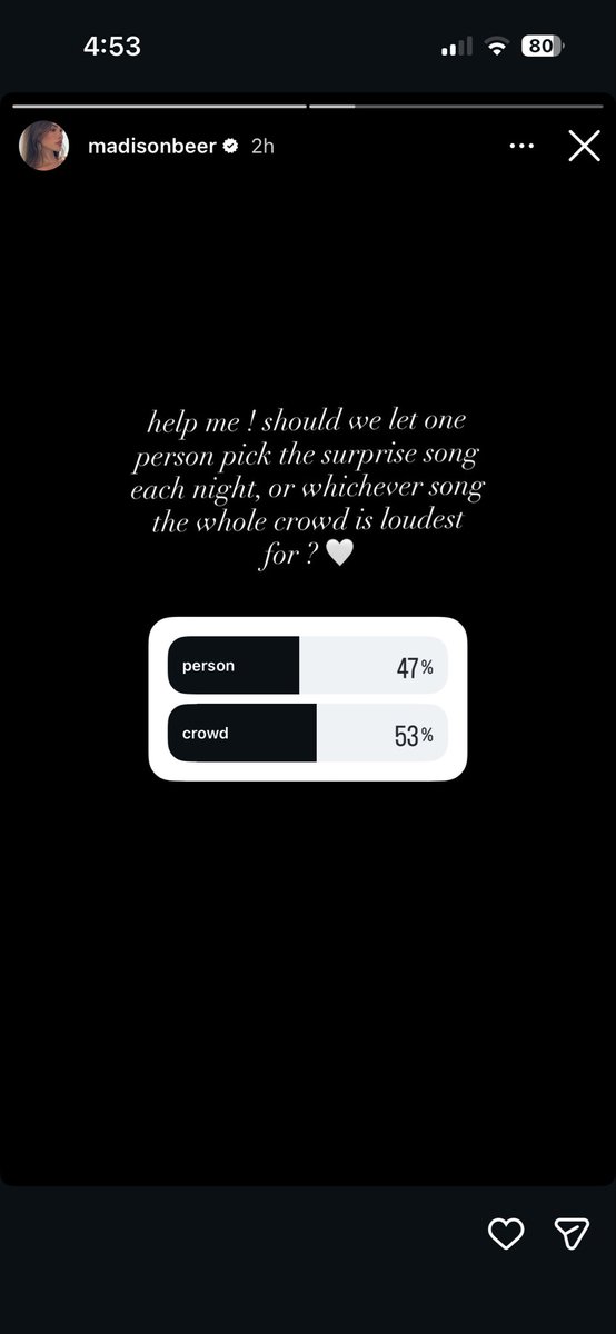snacootw's tweet photo. no genuinely fuck u all.
other artists also choose a fan for something fun during their concert but when madison does it yall complain https://t.co/AkeH1NUvsk