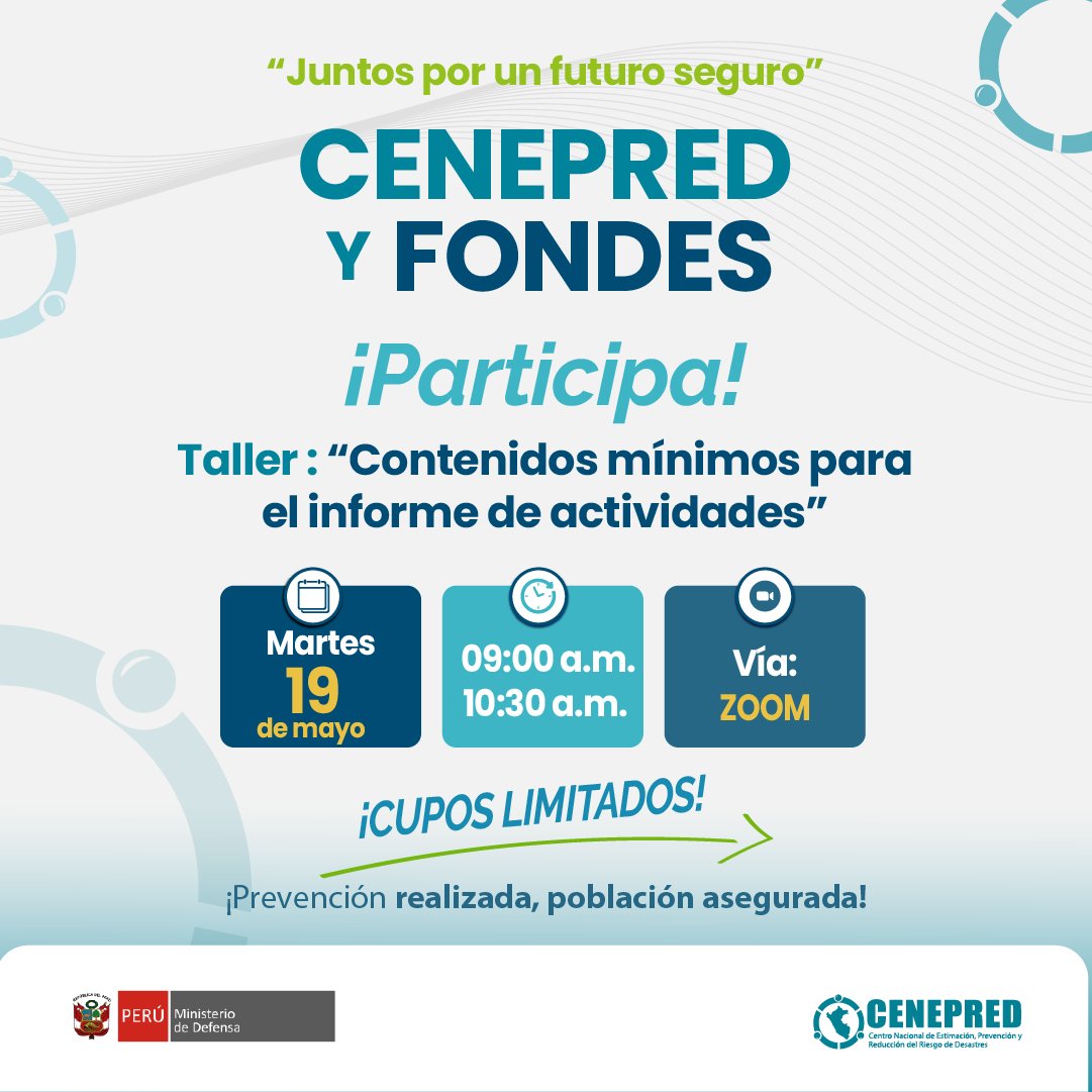 CENEPRED tweet media