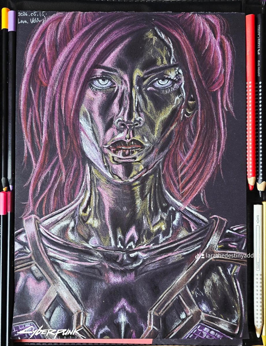LaratheDestinyaddict aka larablackpaperart tweet media