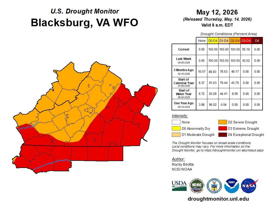 NWS Blacksburg tweet media