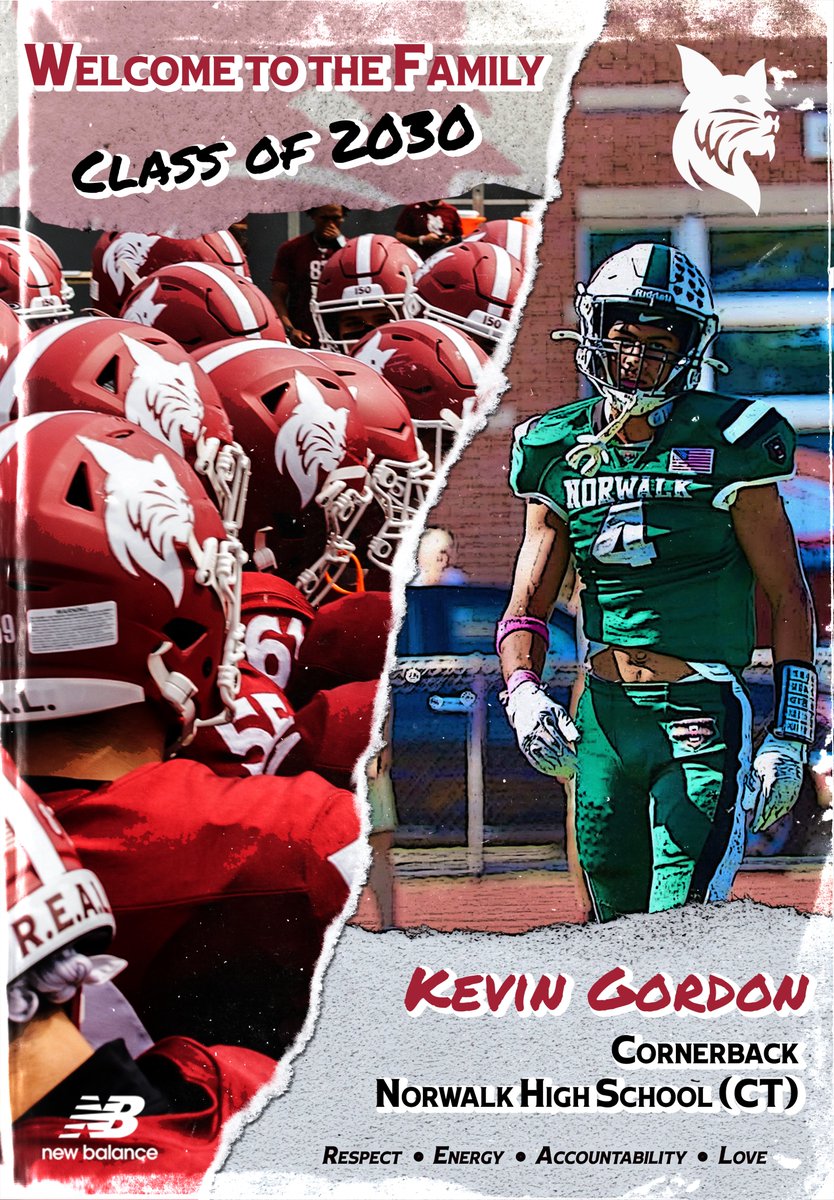 Bates_Football's tweet photo. 🚨Class of 2030🚨

Welcome to the family Kevin Gordon!

Cornerback
5'9" 155lbs
Norwalk High School (CT)

#REAL https://t.co/UmlZsZkx1A