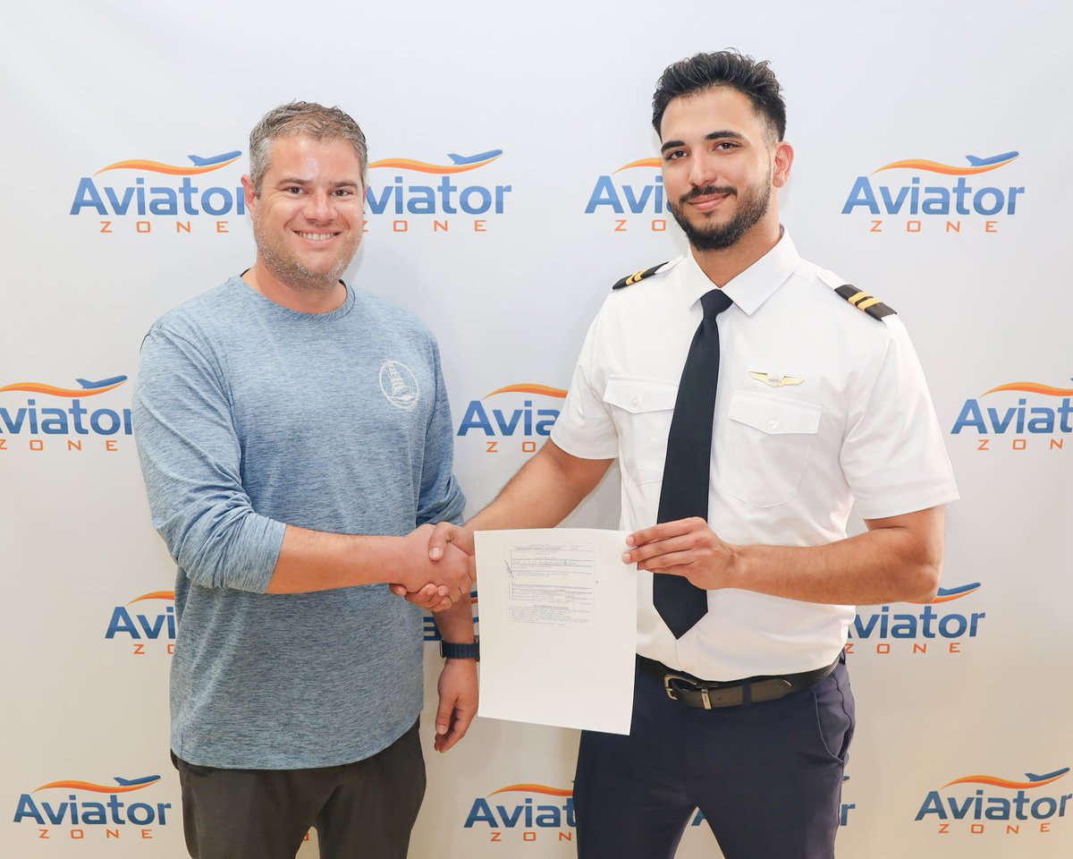 AviatorZone's tweet photo. Oltusky Blois just earned his INSTRUMENT RATING after passing his CHECKRIDE, and this one deserves a real moment of recognition.

That is growth you can feel in every future flight. Congratulations, Oltusky.

#Orangetail #Aviatoracademy #Learning #Aviatorzone #Tamiami https://t.co/IMuIl2SaHr