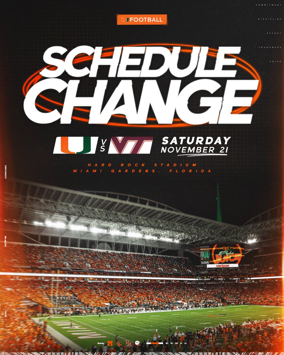 Miami Hurricanes Football tweet media