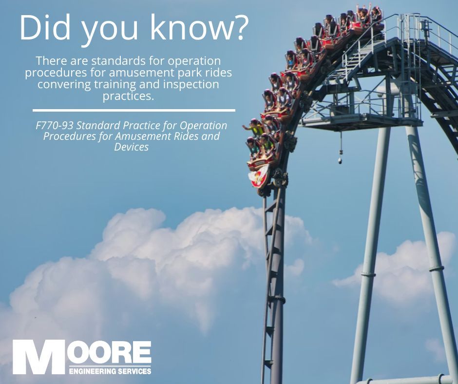 MooreEngService's tweet photo. It's important that all amusement rides maintain thorough training and inspection procedures! #astm #summer https://t.co/BasCP2Te3g