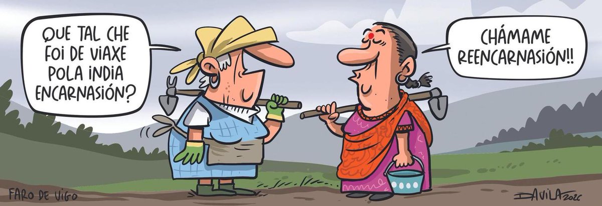 FansLuisDavila's tweet photo. 🛫 Viaxes que che cambian
#Viaxes
#HumorGalego #Davila
𝐌𝐚́𝐢𝐬 𝐡𝐮𝐦𝐨𝐫 𝐞𝐧 𝗜𝗡𝗦𝗧𝗔𝗚𝗥𝗔𝗠
https://t.co/bDmbjjqhUU https://t.co/Rau23PylYy
