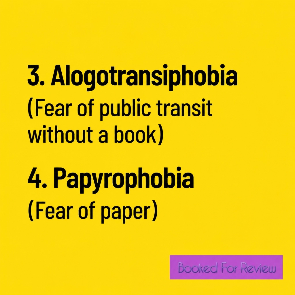 BookedForReview's tweet photo. Ever felt a tiny panic when your book is almost over? You’re not weird, you might just have Abibliophobia! 📚 Check out these wild book-related phobias that every reader can relate to. Which one hits home for you? #Bookish #ReadingProblems #BookedForReview https://t.co/3zQ5GueSI3