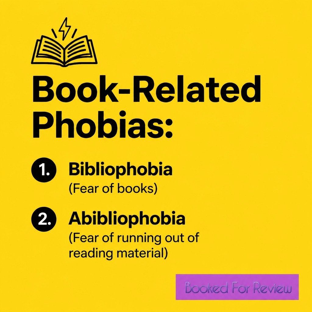 BookedForReview's tweet photo. Ever felt a tiny panic when your book is almost over? You’re not weird, you might just have Abibliophobia! 📚 Check out these wild book-related phobias that every reader can relate to. Which one hits home for you? #Bookish #ReadingProblems #BookedForReview https://t.co/3zQ5GueSI3